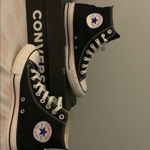 black high top converse